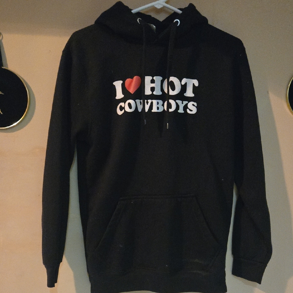 Underground Black 'I Love Hot Cowboys' Hoodie